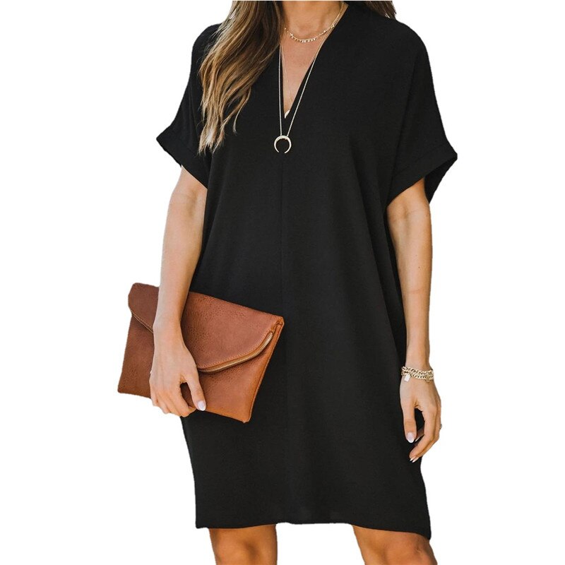 Aurélie - Robe Col V D'Été Chic