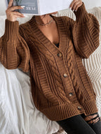 Camille | Cardigan en Maille Épais Tendance Effortless