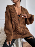 Camille | Cardigan en Maille Épais Tendance Effortless