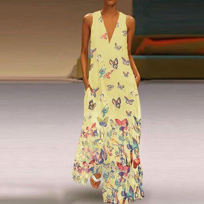 Caroline - Robe Maxi d'Été Légère