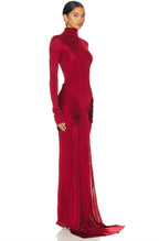 Camille | Robe Maxi de Soirée Rouge Tendance Élégant