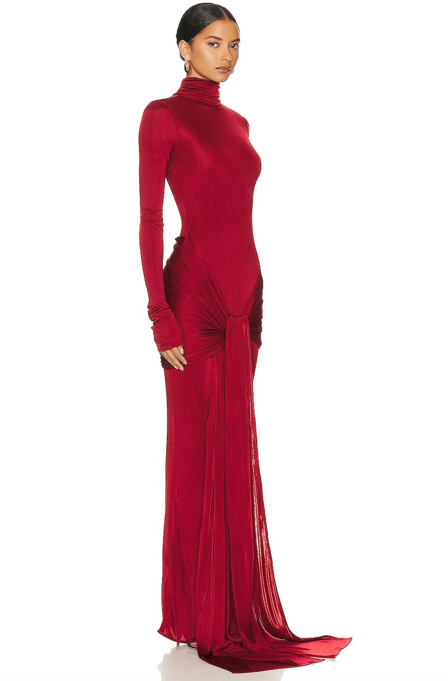 Camille | Robe Maxi de Soirée Rouge Tendance Élégant