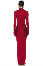 Camille | Robe Maxi de Soirée Rouge Tendance Élégant