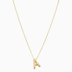 Initial letter necklace of love