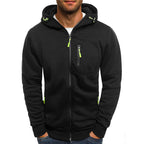 Maxime - Pull Zippé Capuche Sportswear Confort Homme – Noir