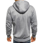 Maxime - Pull Zippé Capuche Sportswear Confort Homme