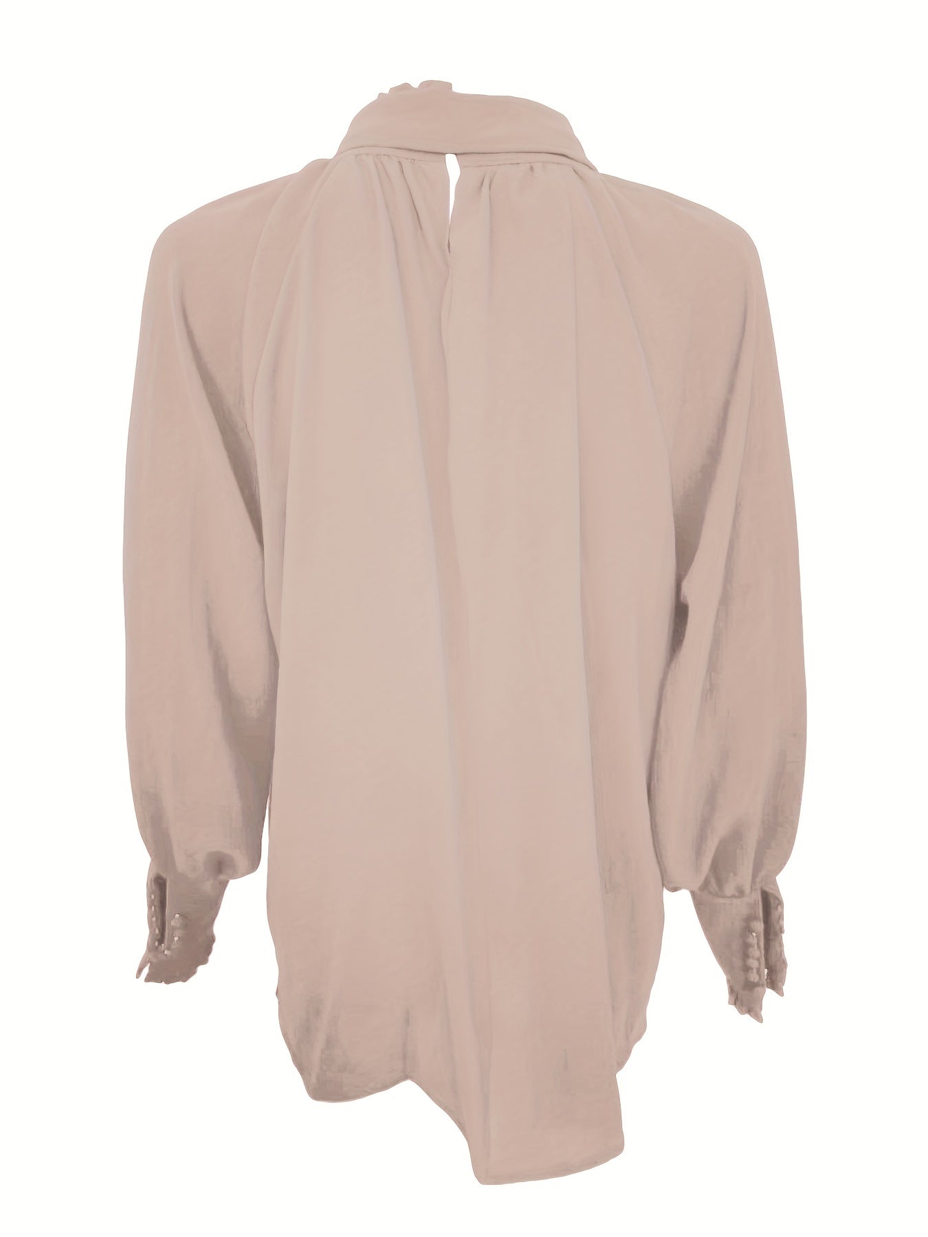 Emma | Blouse à Manches Longues Nœud Tendance Élégant