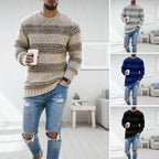 Georges - Pull en laine tricotée norvégienne homme