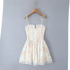 Élodie | Robe Mini à Taille Nouée Tendance Élégant