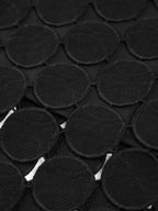 Jupe Midi Découpée au Laser Tendance Noire