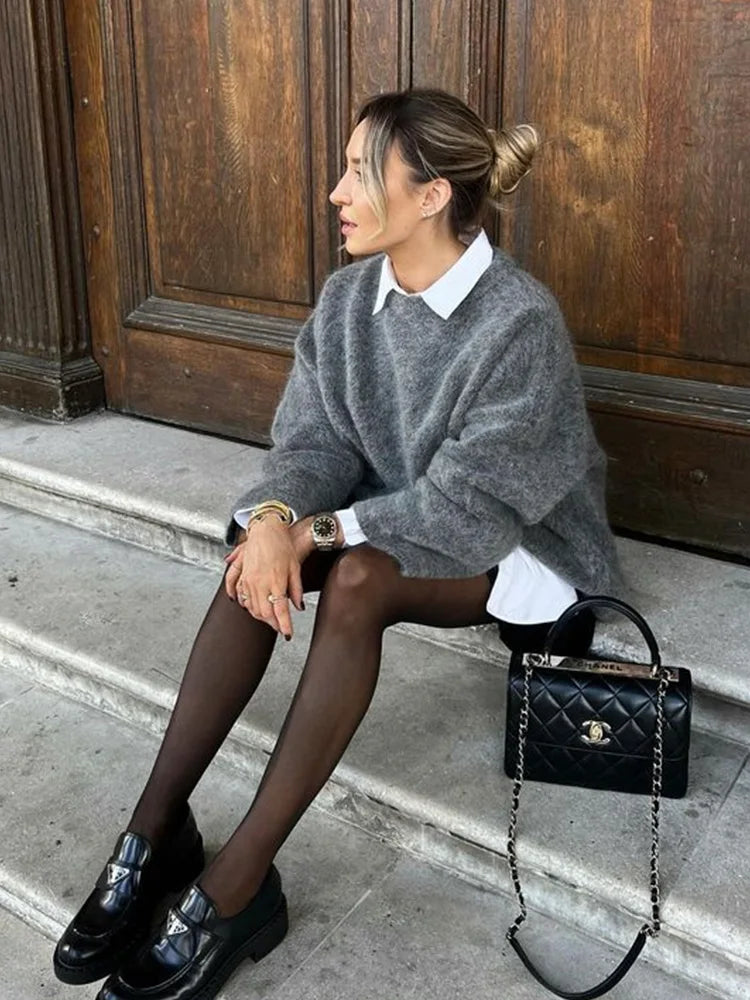 Laya | Pull Oversize en Laine Tendance Élégant