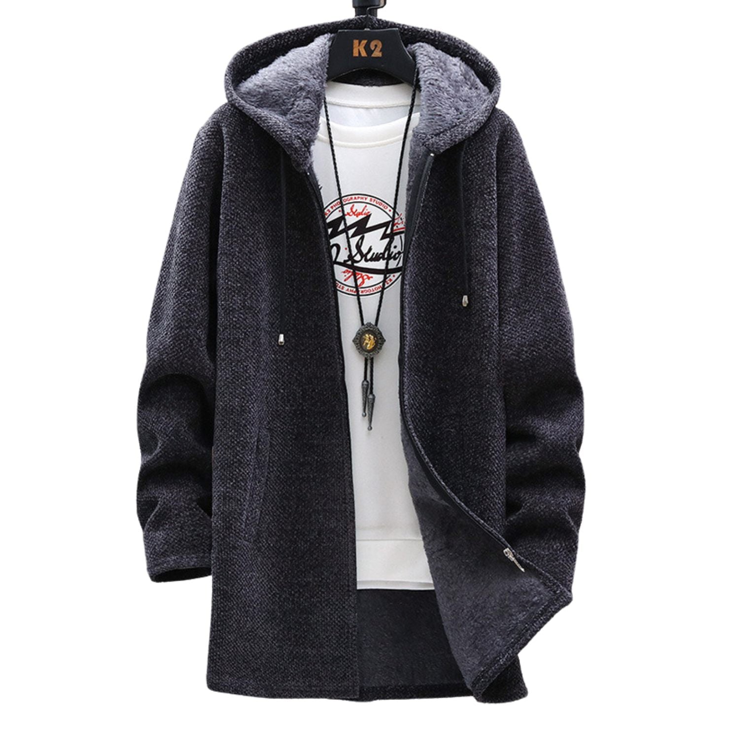 Lauraa - Cardigan Zippé Confortable