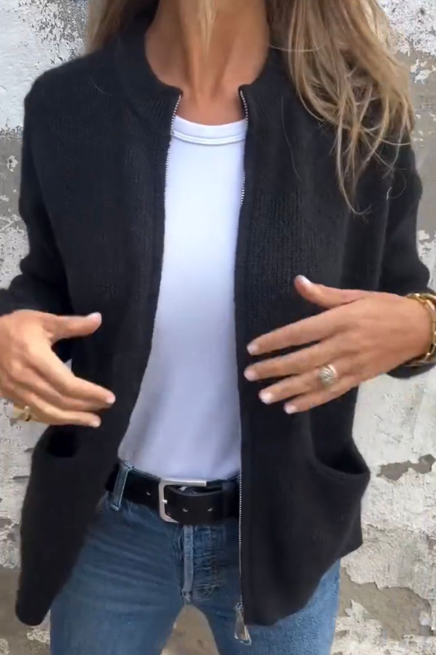 Emma | Cardigan Minimaliste Printemps Été Élégant