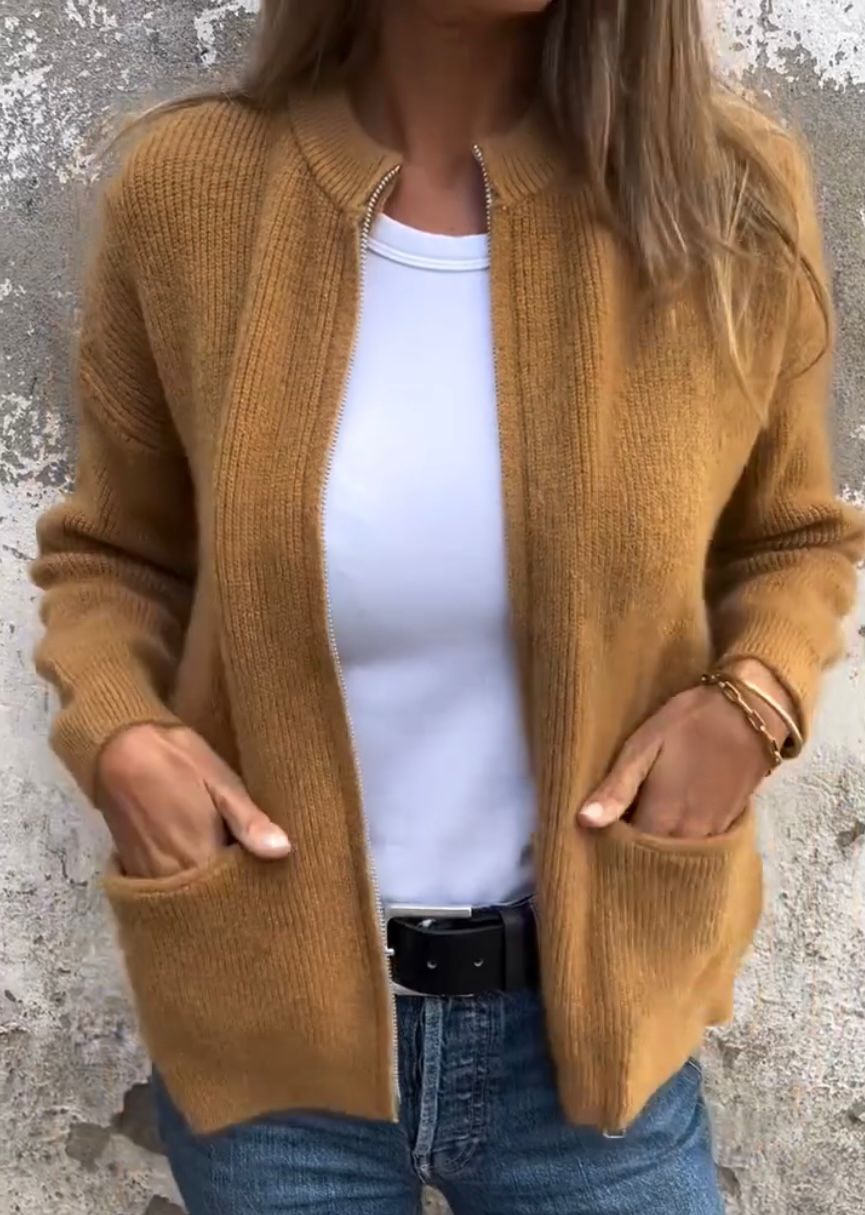 Emma | Cardigan Minimaliste Printemps Été Élégant
