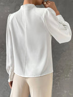 Élodie | Blouse Élégante à Manches Évêque Tendance Chic