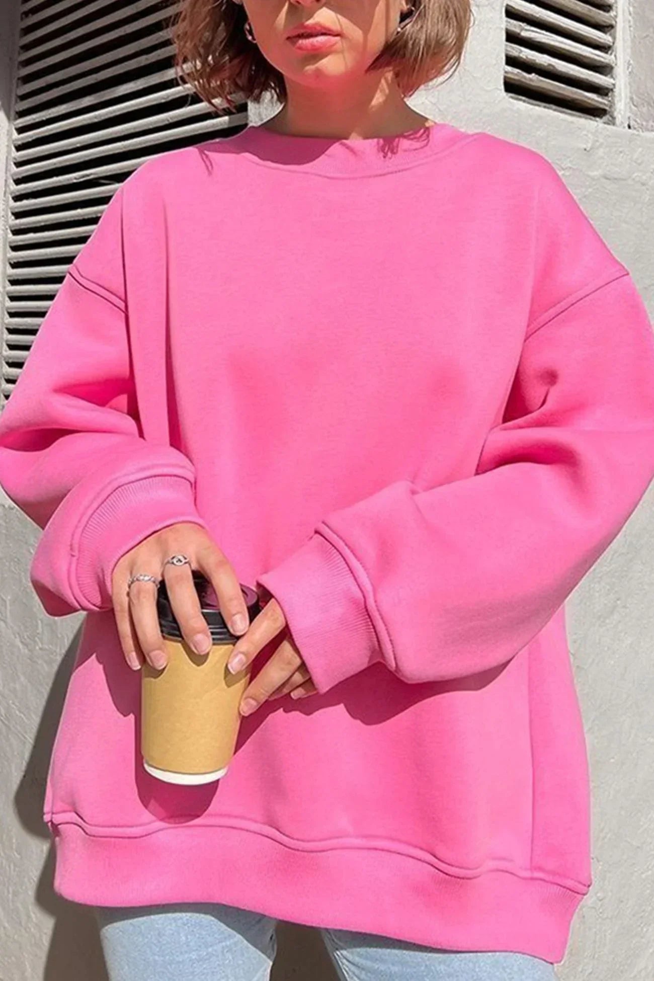 Camille | Sweatshirt Oversized Femme Tendance Élégant