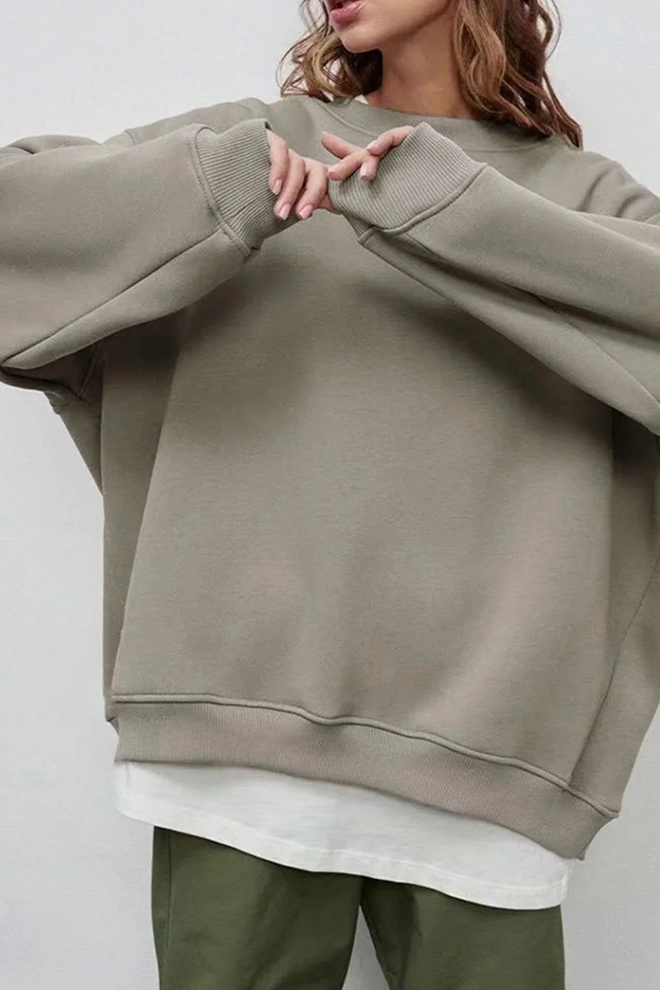 Camille | Sweatshirt Oversized Femme Tendance Élégant