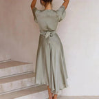 Luna | Robe de Cocktail Vintage Fluide Élégant