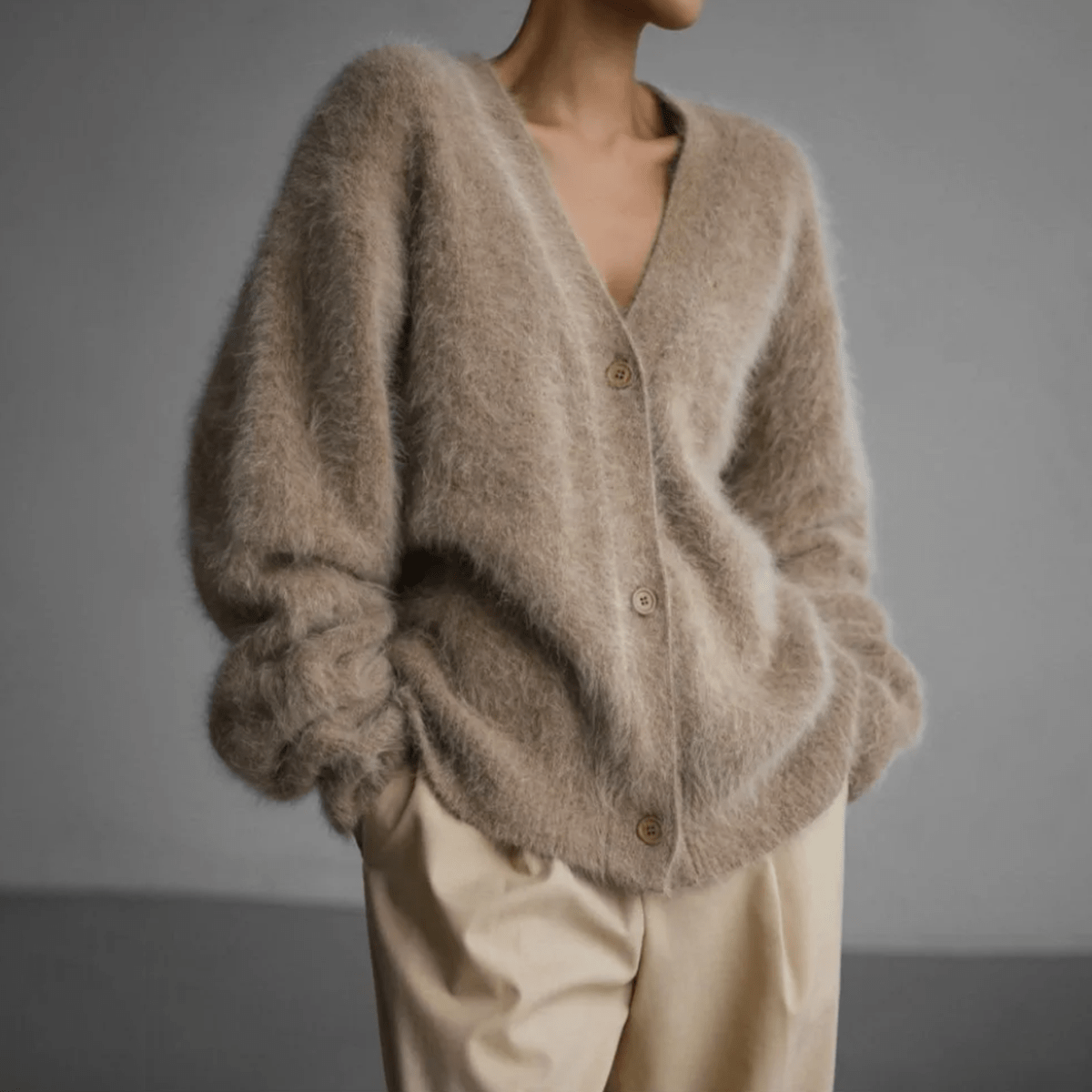 Claire | Cardigan Luxueux Tendance Printanier Élégant