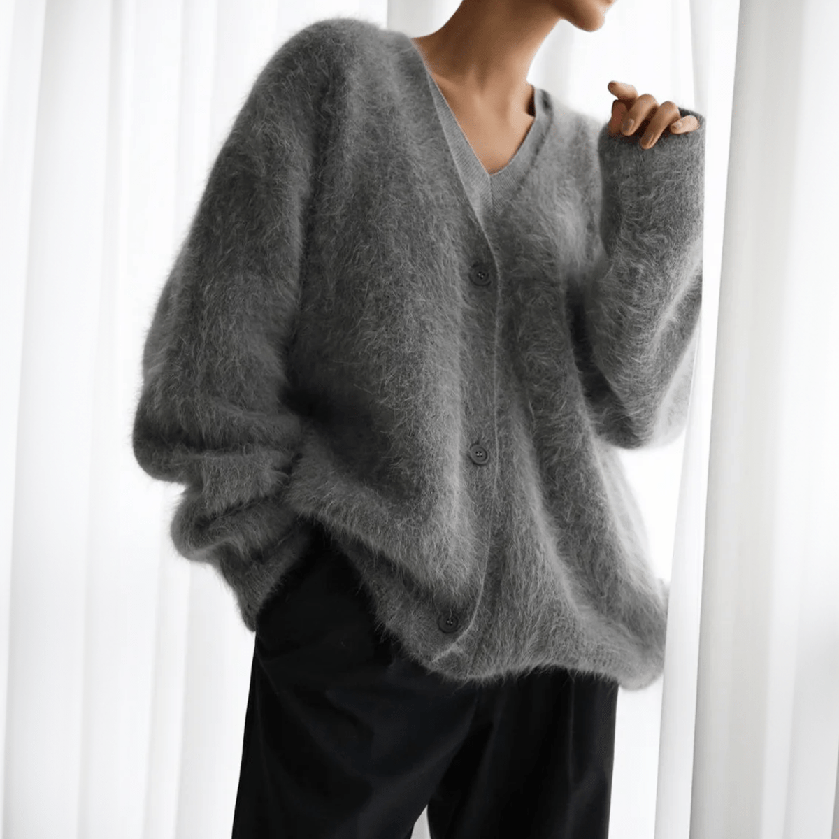Claire | Cardigan Luxueux Tendance Printanier Élégant