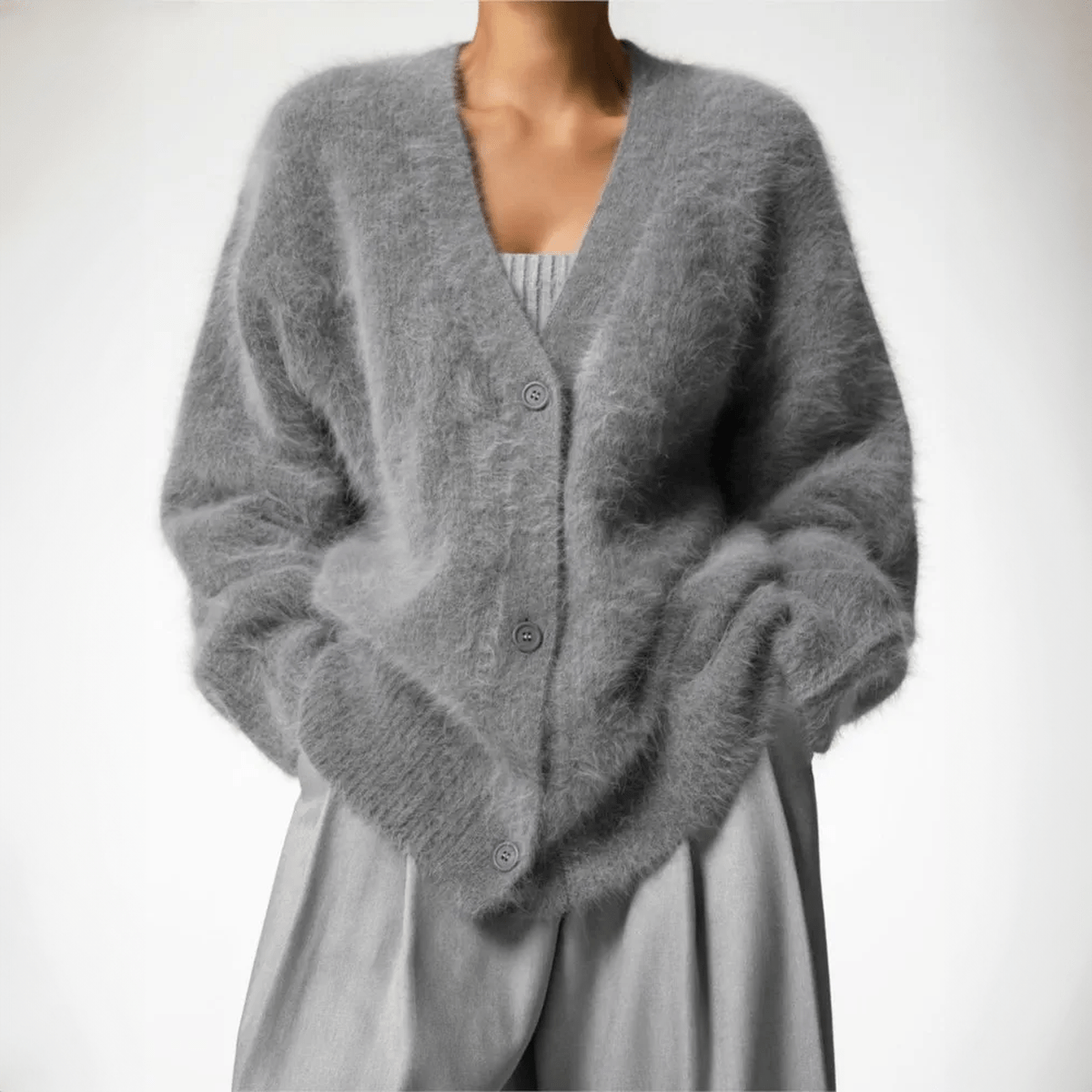Claire | Cardigan Luxueux Tendance Printanier Élégant
