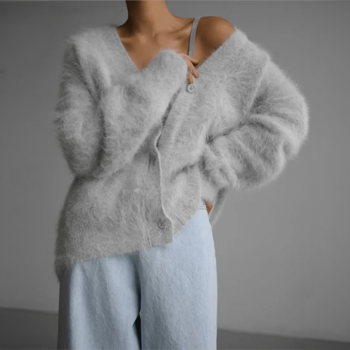 Claire | Cardigan Luxueux Tendance Printanier Élégant