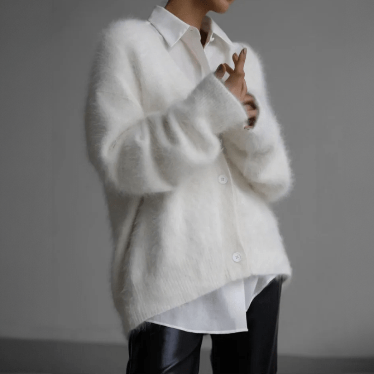 Claire | Cardigan Luxueux Tendance Printanier Élégant