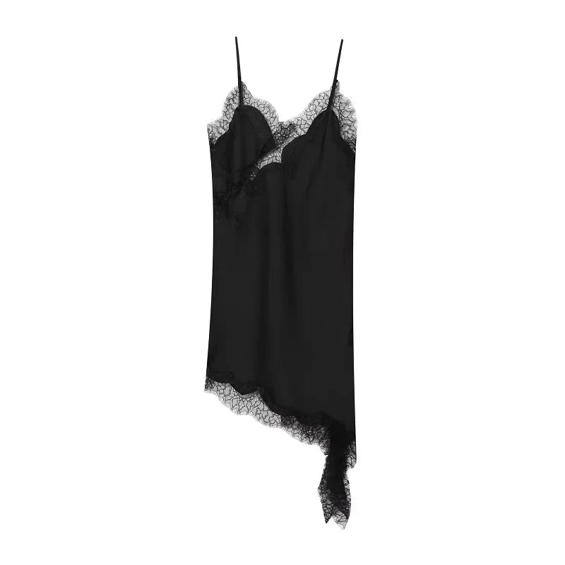 Élodie | Robe Mini Dos Nu Satin Tendance Élégant