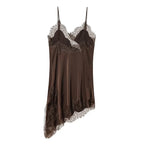 Élodie | Robe Mini Dos Nu Satin Tendance Élégant