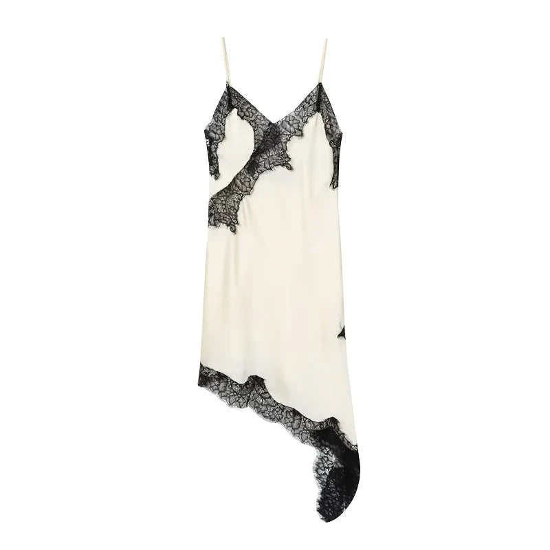 Élodie | Robe Mini Dos Nu Satin Tendance Élégant