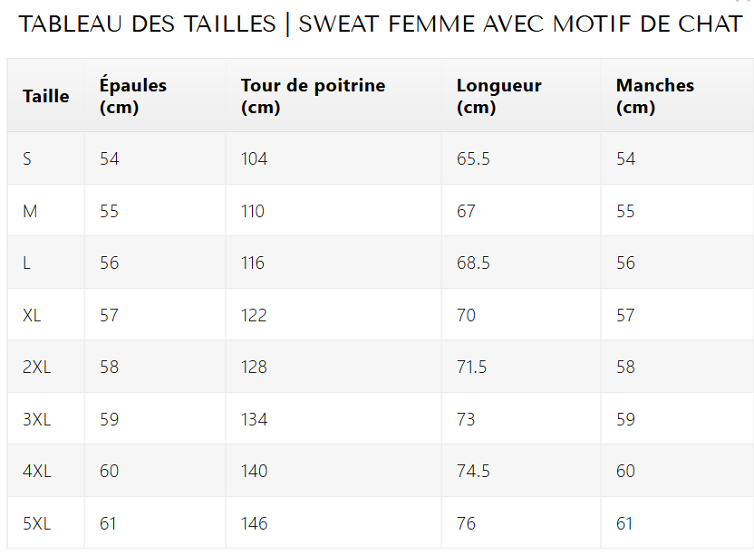Lunea | Sweat Femme avec Motif de Chat
