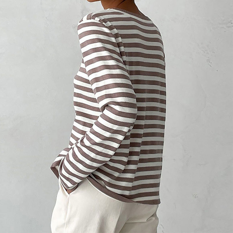 Nicole - Pull Rayé Chic