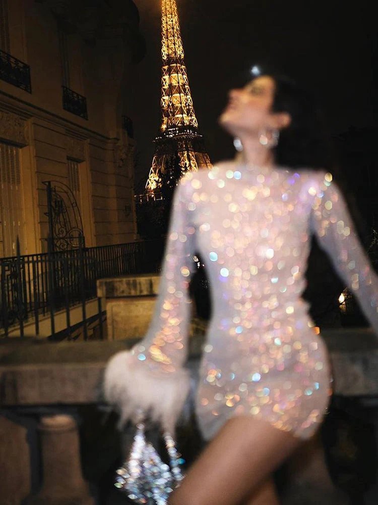 Léa | Robe Mini Cocktail Tendance Printanière Élégante