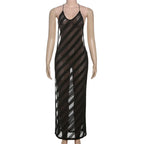 Claire | Robe Maxi Dos Ouvert Tendance Éblouissante