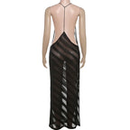 Claire | Robe Maxi Dos Ouvert Tendance Éblouissante
