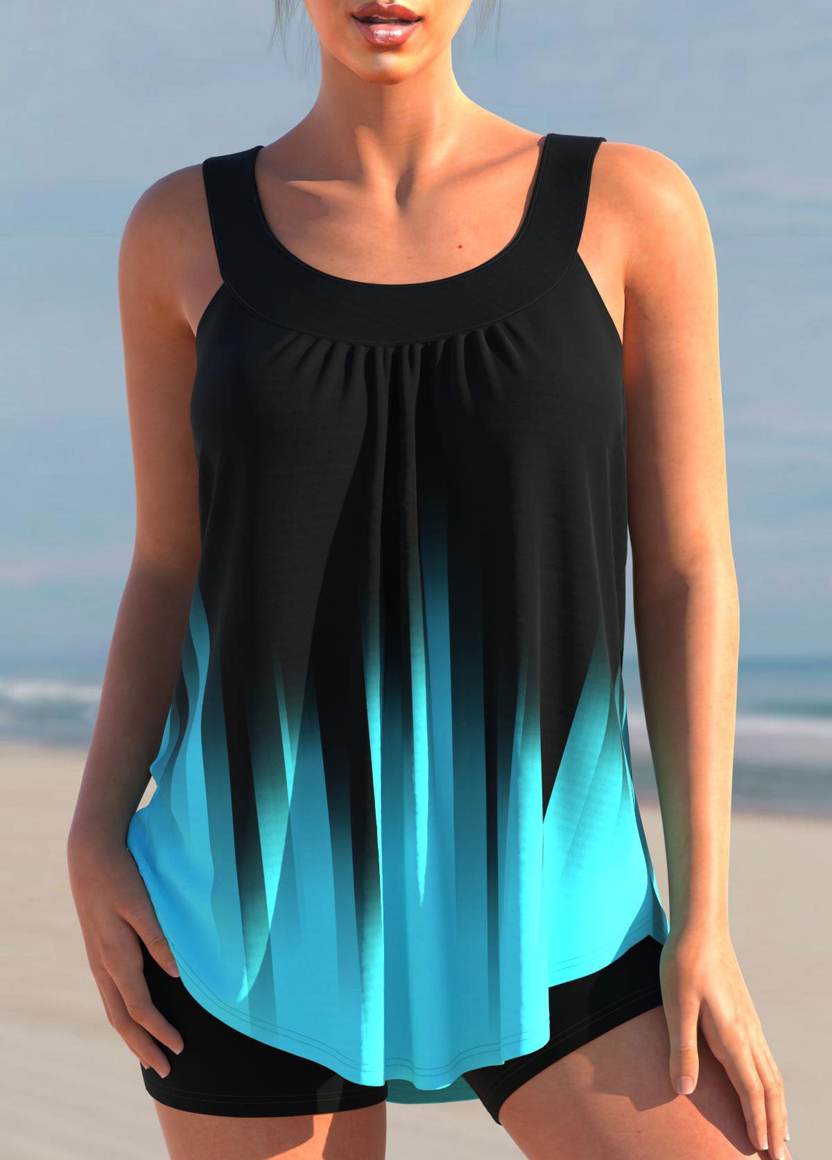 Chloé - Tankini Élégant Et Confortable – Noir