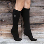 Chaussettes Montantes en Charbon (Lot de 2 Paires)