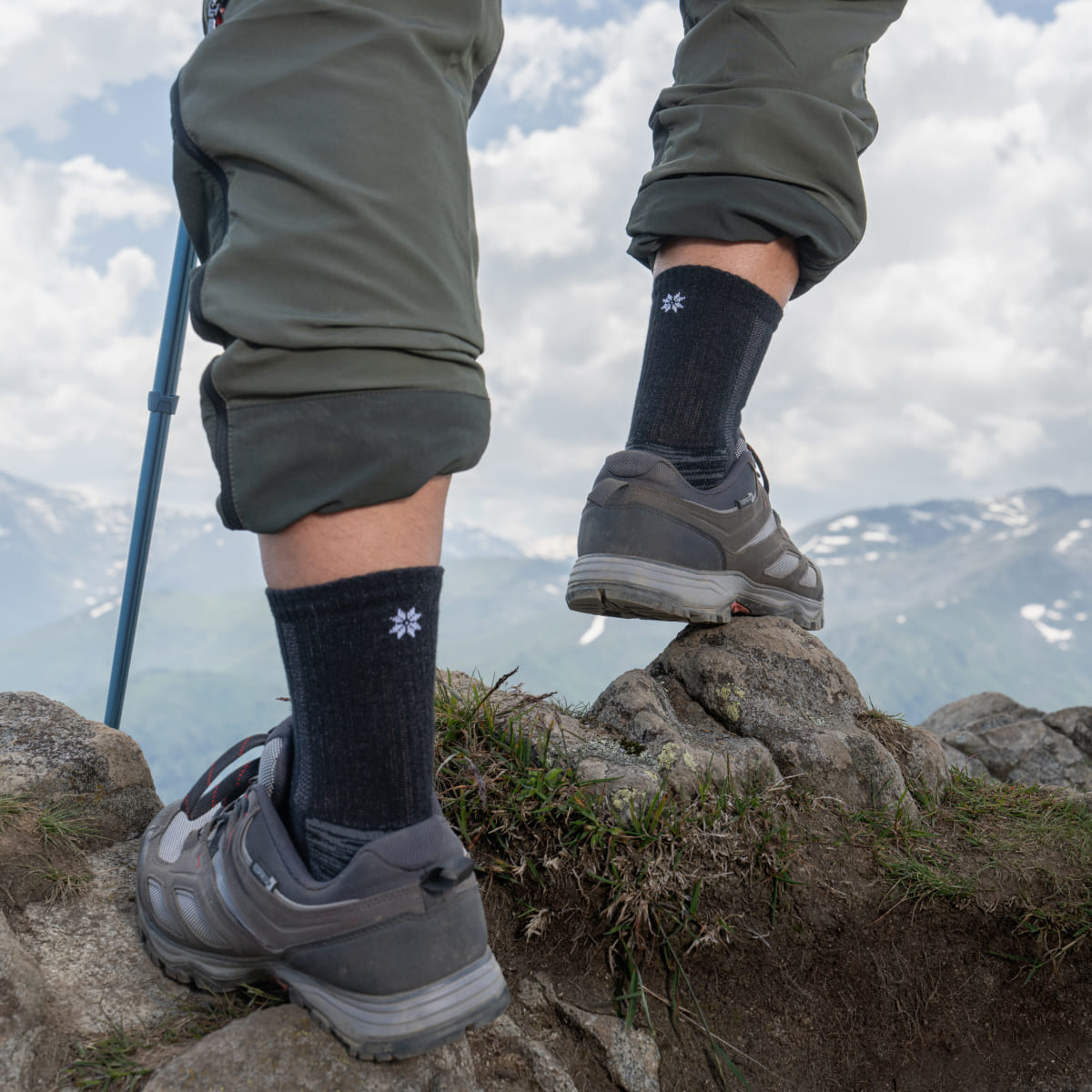 Chaussettes de randonnée - Noires (Pack de 3)