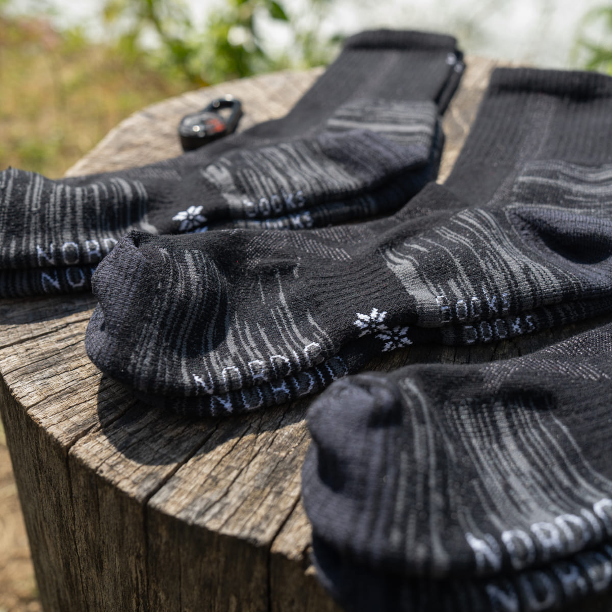 Chaussettes de randonnée - Noires (Pack de 3)