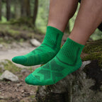 Randonnée - Paire de Chaussettes Basses Vertes