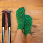 Randonnée - Paire de Chaussettes Basses Vertes