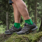 Randonnée - Paire de Chaussettes Basses Vertes