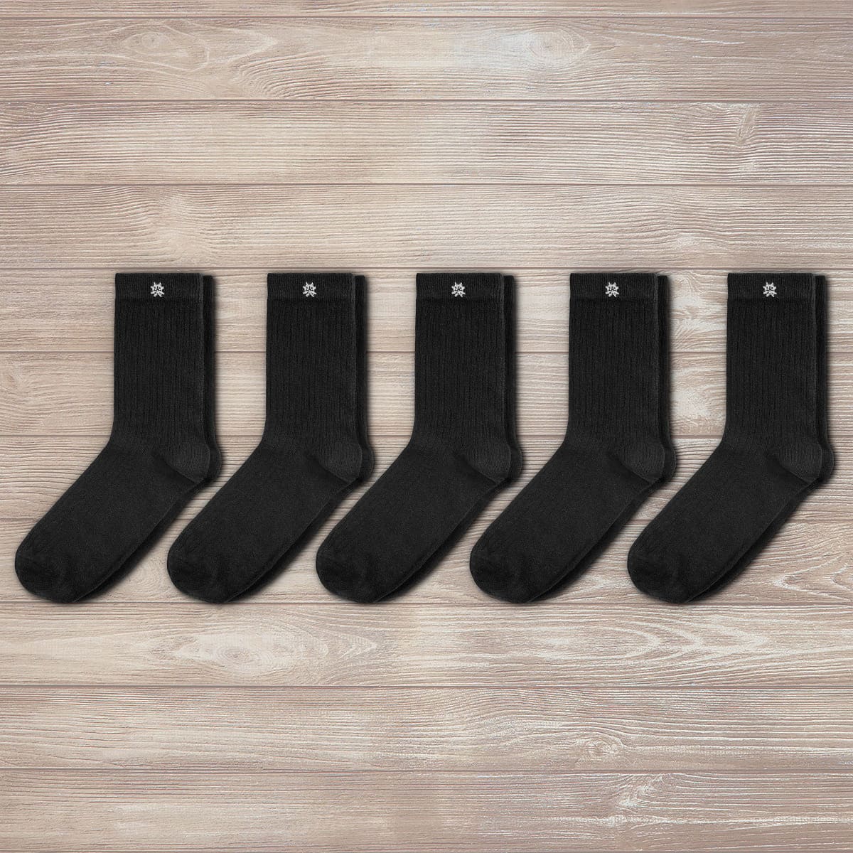 Chaussettes Noires - Lot de 5 Paires