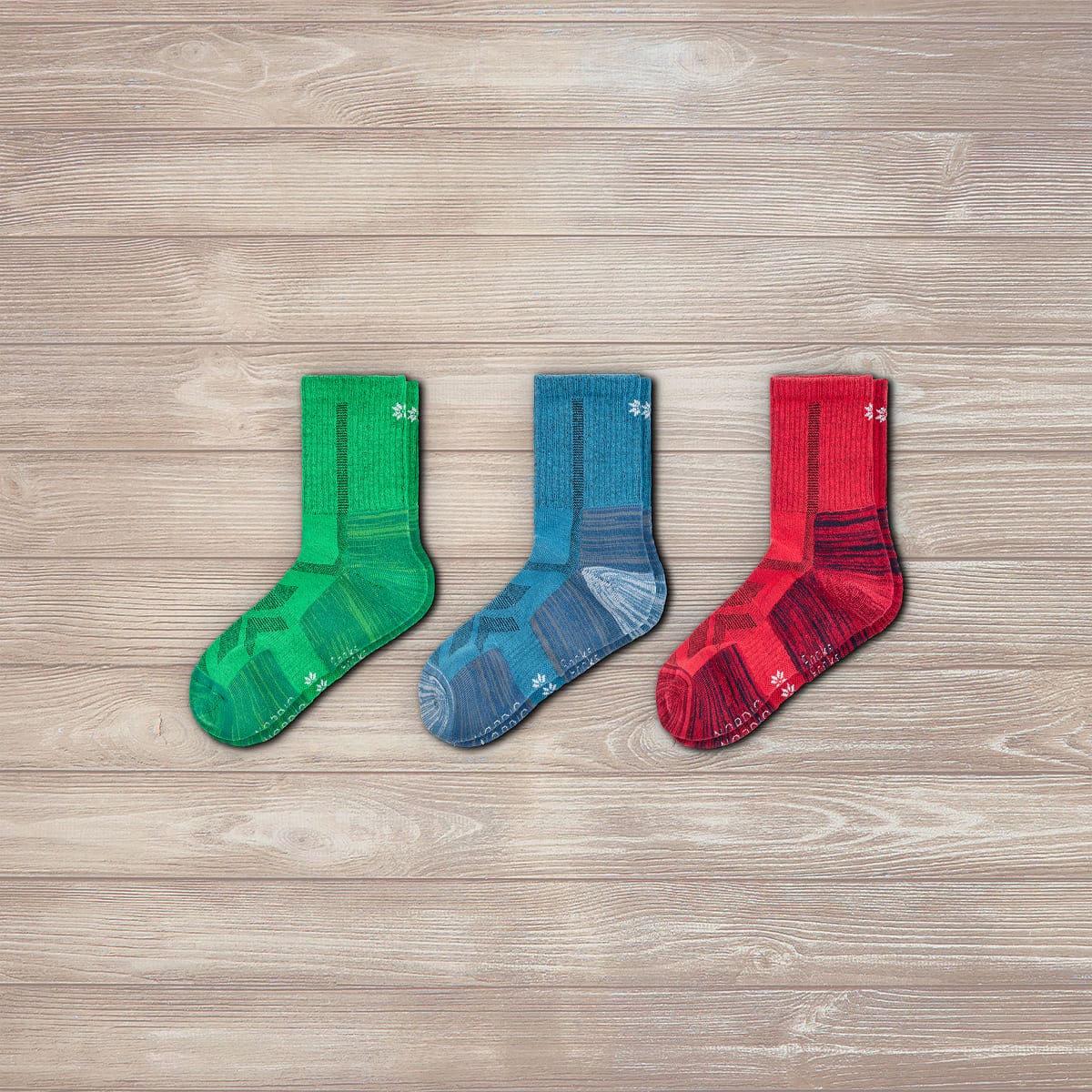 Randonnée - Ensemble de 3 Paires Colorées