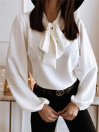 Camille | Blouse Élégante à Manches Longues Tendance Chic