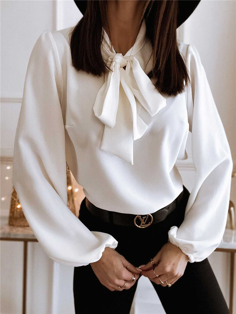 Camille | Blouse Élégante à Manches Longues Tendance Chic