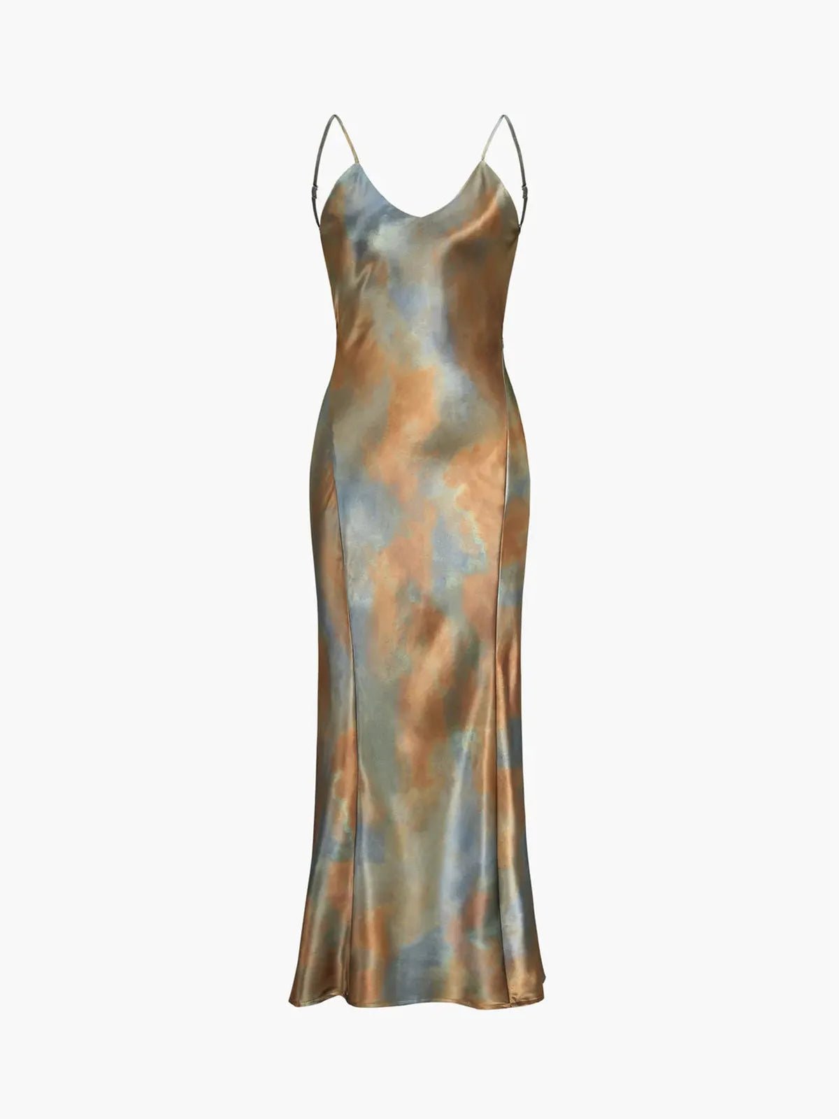 Claire | Robe Maxi Satinée Tendance Élégante