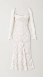 Livilla | Robe Maxi en Dentelle Tendance Élégante