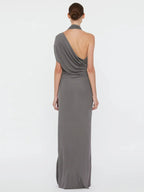 Chloé | Robe Maxi Drapée Unique Tendance Élégant