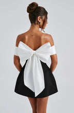 Emma | Robe Mini de Soirée Noir Tendance Élégant